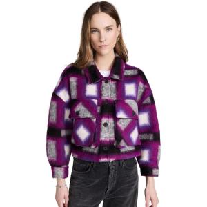 [BLANKNYC] Womens Luxury Clothing Cropped Shirt Jacket, Comfortable & Stylish Shacket(Luck Finder)