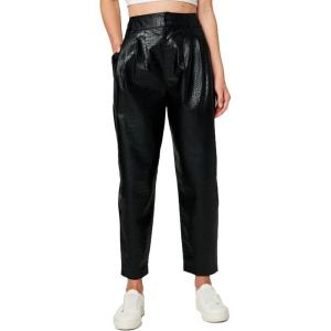 [BLANKNYC] Womens Vegan Leather Crocodile Print Pant(Stay Real)