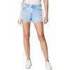[BLANKNYC] Womens Hi Rise Five Pocket Vegan Leather Fringe Cut Off Shorts, Stylish & Designer Clothing(Nice Try)