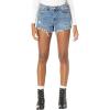 [BLANKNYC] Womens Womens Women’s Five Pocket Hi Rise Cut Off Denim Short with Small Rips, Fashionable & Stylish(Cabin Fever)