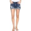 [BLANKNYC] Women’s Denim Distressed Cuffed Short, Blue, 24(Dress Down Party)