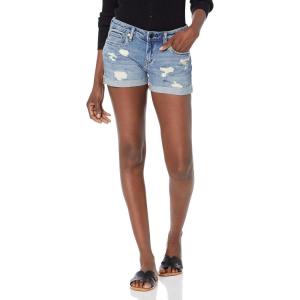 [BLANKNYC] Women’s Denim Distressed Cuffed Short, Blue, 24(Weekend Warrior)