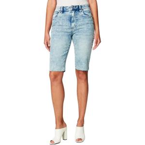 [BLANKNYC] Womens Luxury Clothing Long Bermuda Denim Short, Comfortable & Stylish(Chat Room)
