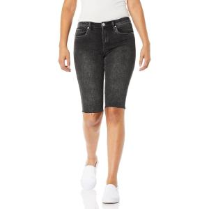 [BLANKNYC] Womens Mid-Rise BermudaDenim Shorts(Before & After)