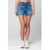 [BLANKNYC] Womens Luxury Clothing Essex Classic Cut Off Stretchy Denim Jean Short, Like A Charm(Like a Charm)