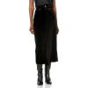 [BLANKNYC] Womens Back Slit Midi Velvet Skirt(Last Dance)