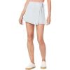 [BLANKNYC] Womens Lightwash Denim Tie Front Skort, Stylish, Comfortable & Designer ClothingSkirt(Don’t You Know)