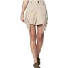 [BLANKNYC] Womens Luxury Clothing High Rise Real Suede Short with Fringe Detail, Fashionable & Comfortable(Beach Walk)