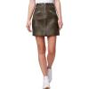 [BLANKNYC] Womens Vegan Leather Mini Skirt(Wild World)