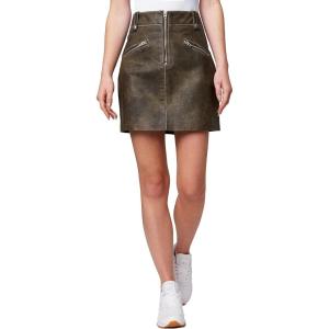 [BLANKNYC] Womens Vegan Leather Mini Skirt(Wild World)