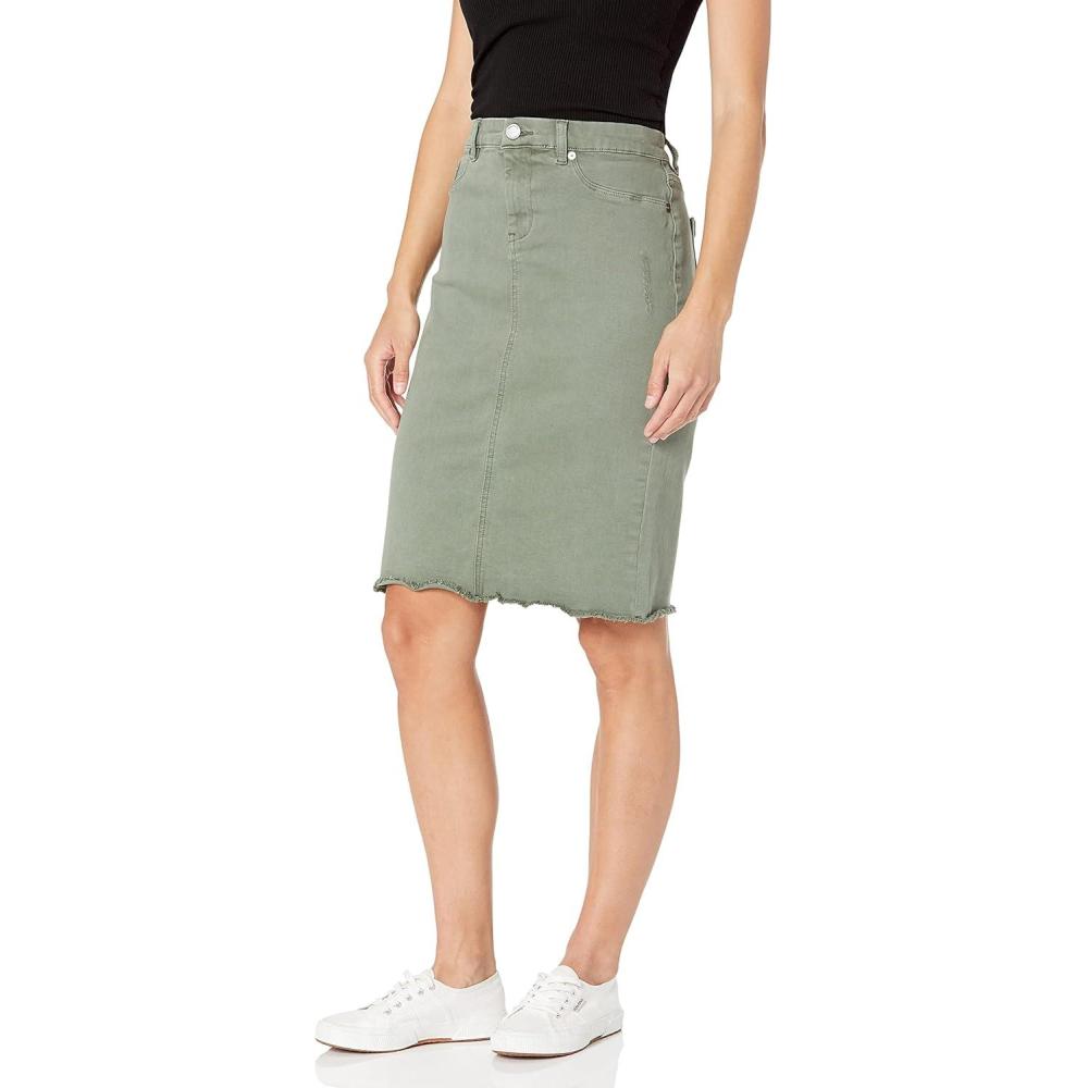 imageBLANKNYC Fashionable Womens Pencil Skirt for all Occasions Dress or Casual Wear Knee Length Comfortable ClothingSummerland