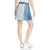 [BLANKNYC] Womens Denim Raw Hem Denim Skirt Blue 26