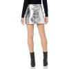 [BLANKNYC] Womens Vegan Leather Mini SkirtSkirt(Silver Springs)