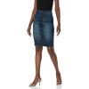 [BLANKNYC] Fashionable Womens Pencil Skirt for all Occasions, Dress or Casual Wear, Knee Length, Comfortable Clothing(Brooklyn Blue)