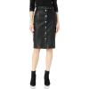 [BLANKNYC] Womens Faux Leather Pencil Skirt for All Occasions, Dress Or Casual Wear, Knee Length(Mesin’ Around)