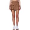 [BLANKNYC] Womens High Waist Cargo Skort(Walnut Cake)