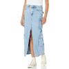 [BLANKNYC] Womens Women’s Denim Cargo Maxi Skirt(All Heart)