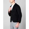 [BLANKNYC] Mens Luxury Clothing Modern Interpretation Wool Blend Blazer Jacket, Comfortable & Stylish Coat(Paint It Black)