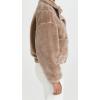 [BLANKNYC] Womens Luxury Clothing Sherpa Jacket, Comfortable & Stylish Coat(Bicoastal)