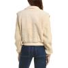 [BLANKNYC] womens Faux Fur Sweater Bomber Jacket(Cream)