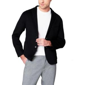 [BLANKNYC] Mens Luxury Clothing Modern Interpretation Wool Blend Blazer Jacket, Comfortable & Stylish Coat(Paint It Black)