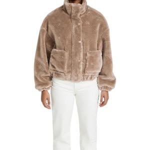 [BLANKNYC] Womens Luxury Clothing Sherpa Jacket, Comfortable & Stylish Coat(Bicoastal)