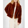 [BLANKNYC] womens No Closure Faux Fur Coat(Eye Candy)