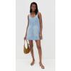 [BLANKNYC] Womens Summertime Flare Denim Min Dress in Blue(Blue)