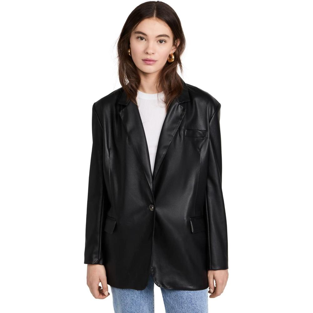 image:imageBLANKNYC Womens Luxury Clothing Oversized Blazzer with Pockets Comfortable amp Stylish CoatSelf Starter