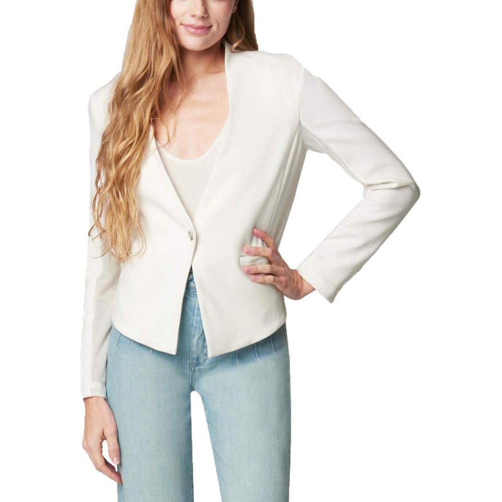 image:imageBLANKNYC Womens Luxury Clothing Oversized Blazzer with Pockets Comfortable amp Stylish CoatWhite