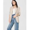 [BLANKNYC] Womens Luxury Clothing Oversized Blazzer with Pockets, Comfortable & Stylish Coat(Bare Essential)