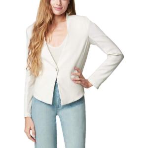 [BLANKNYC] Womens Luxury Clothing Oversized Blazzer with Pockets, Comfortable & Stylish Coat(White)