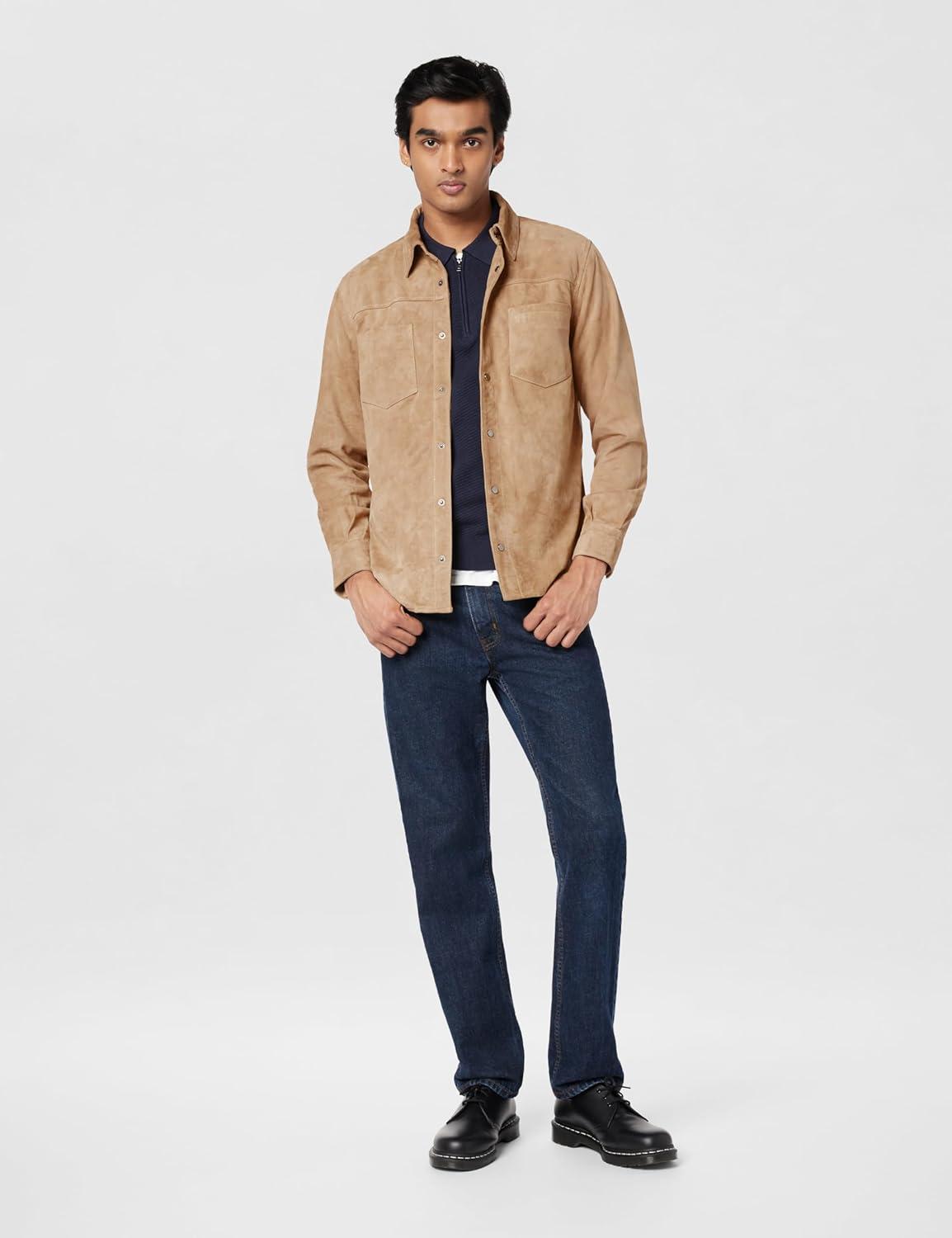 image:imageBLANKNYC Mens Luxury Clothing Suede Shirt Jacket Comfortable amp Stylish ShacketTrending Up