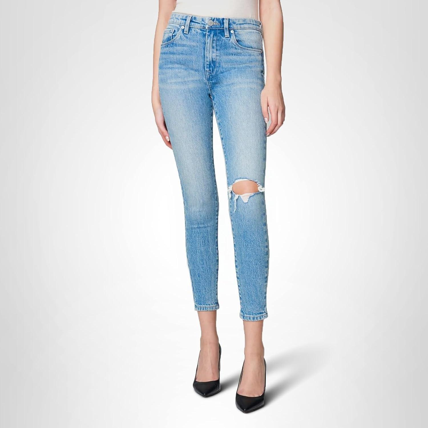image:imageBLANKNYC Womens High Rise Five Pocket Denim Skinny Jeans Comfortable amp Stylish PantsJeansNo Thanks