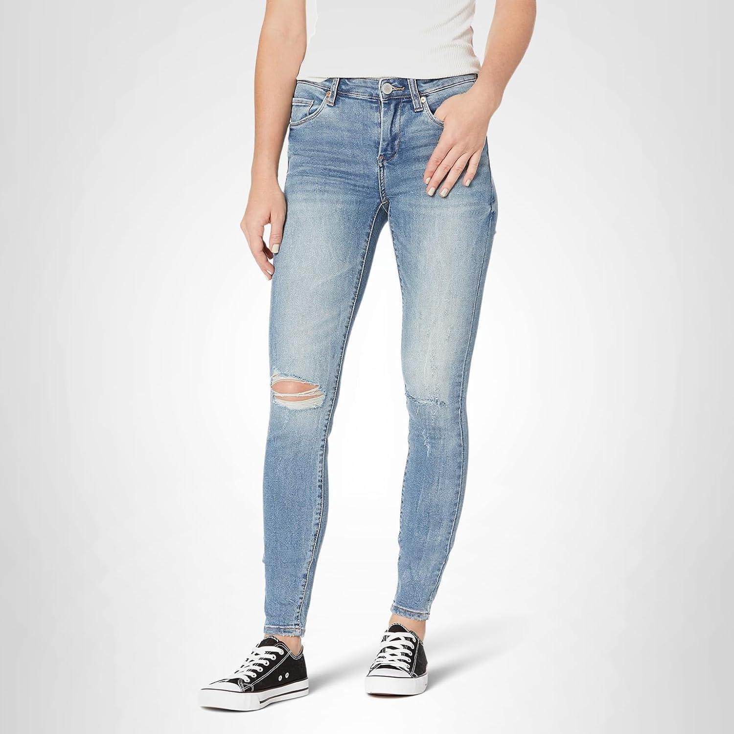 image:imageBLANKNYC Womens High Rise Five Pocket Denim Skinny Jeans Comfortable amp Stylish PantsJeansSmooth Sailing