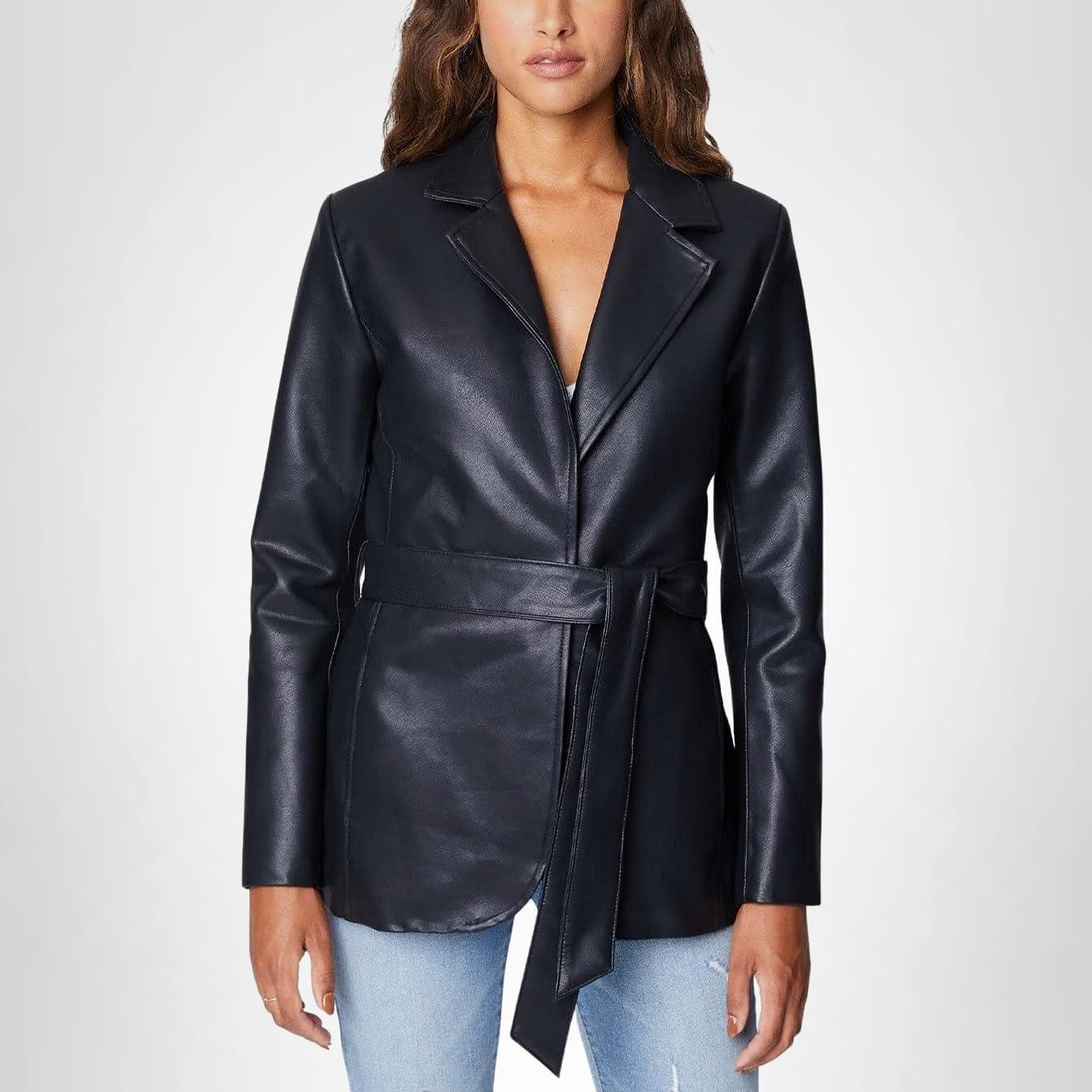 image:imageBLANKNYC Womens Luxury Clothing Oversized Blazzer with Pockets Comfortable amp Stylish CoatBusiness as Usual