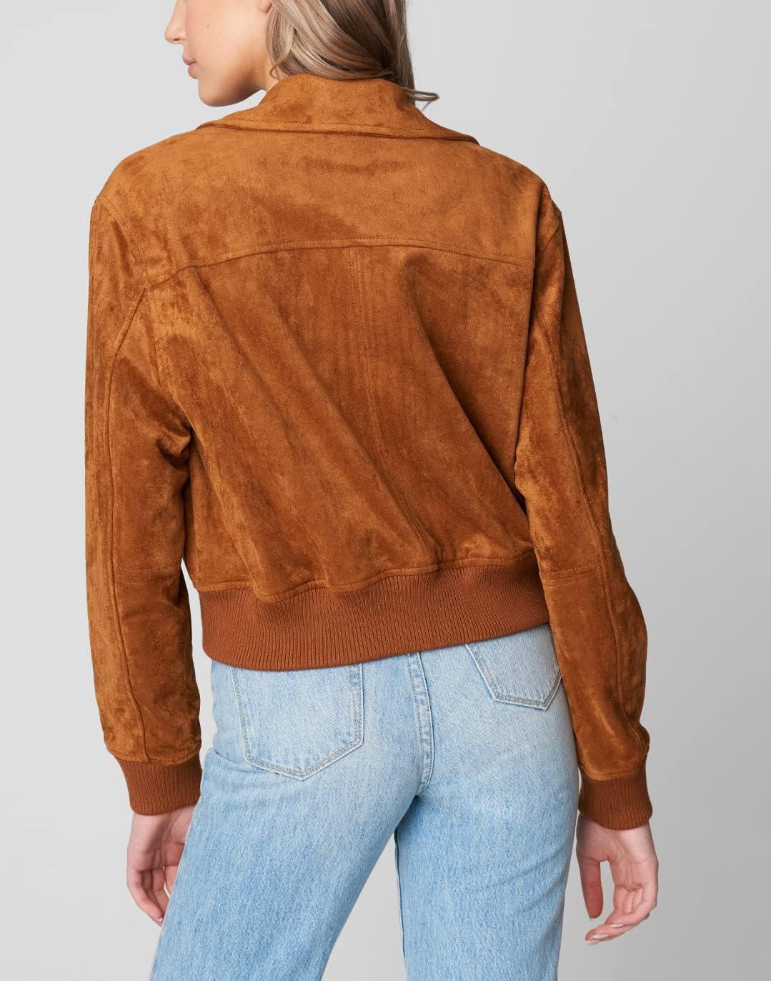 image:imageBLANKNYC womens Luxury Clothing Bomber Jacket Comfortable Coat Stylish WindbreakerTake Flight