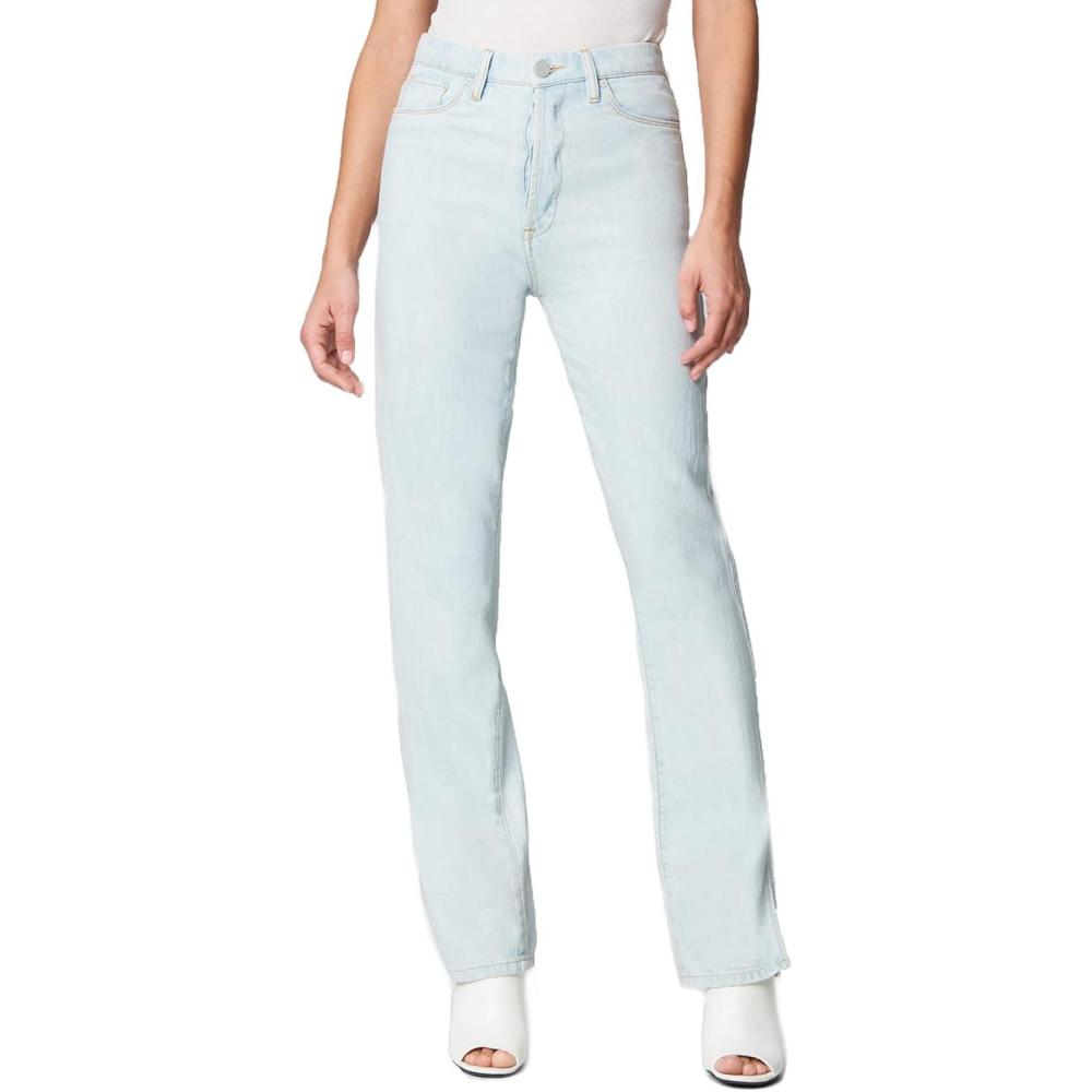 image:imageBLANKNYC Womens High Rise Straight Leg Pant with Side Slit Finish Comfortable Pants amp Designer ClothingJeansSuper Powers