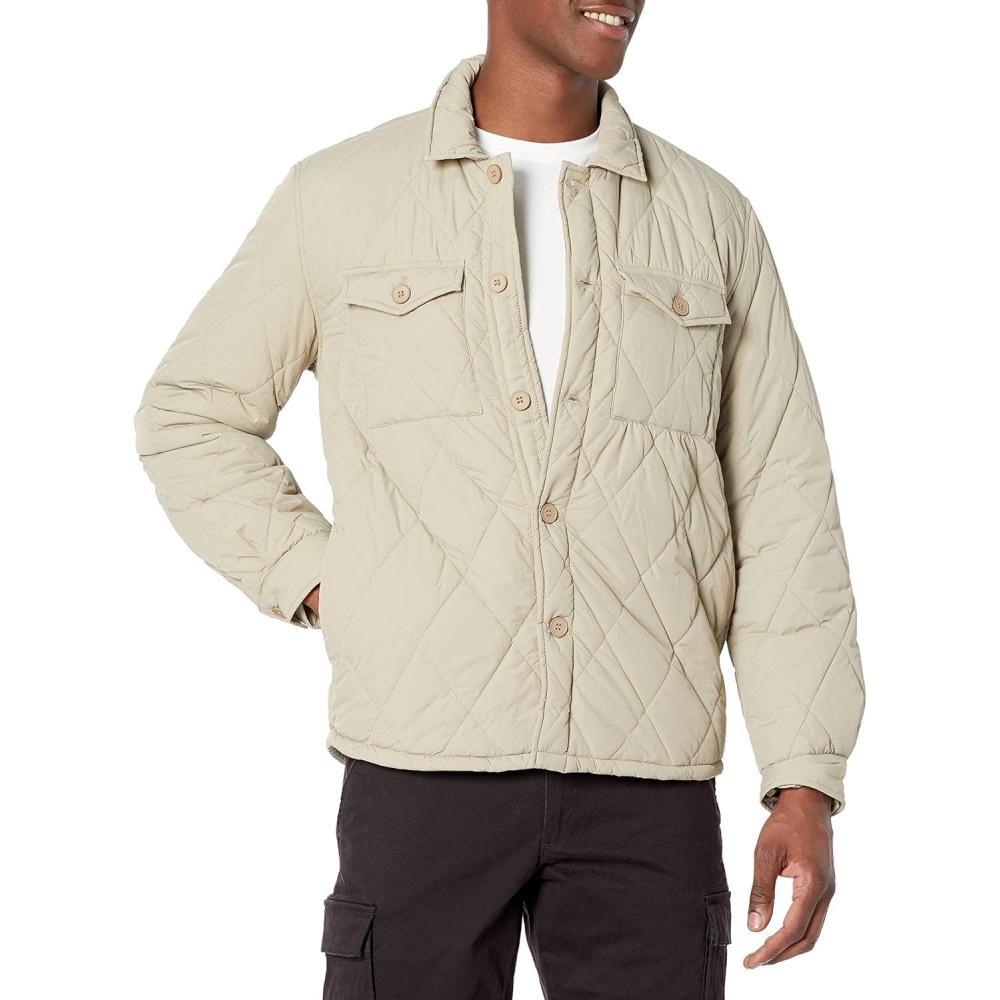 image:imageBLANKNYC mens Clothing Quilted Nylon Bomber Jacket Stylish amp Trendy CoatFire Works