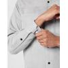 [BLANKNYC] Mens Luxury Clothing Suede Shirt Jacket, Comfortable & Stylish Shacket(Ice Grey)