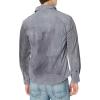 [BLANKNYC] Mens Luxury Clothing Suede Shirt Jacket, Comfortable & Stylish Shacket(Prussian Blue)