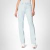 [BLANKNYC] Womens High Rise Straight Leg Pant with Side Slit Finish, Comfortable Pants & Designer ClothingJeans(Super Powers)