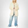 [BLANKNYC] Womens Luxury Clothing Mongolian Faux Fur Coat, Comfortable & Windbreaker Jacket(Best Day Ever)