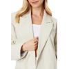 [BLANKNYC] Womens Luxury Clothing Oversized Blazzer with Pockets, Comfortable & Stylish Coat(Bleached Sand)