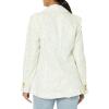 [BLANKNYC] Womens Luxury Clothing Oversized Blazzer with Pockets, Comfortable & Stylish Coat(Flower Field)