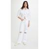 [BLANKNYC] Womens Ripped Knee Distressed White High Rise Jeans, Stylish Pants & Designer Clothing(Head in the Clouds)