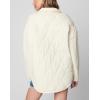 [BLANKNYC] womens Luxury Clothing Quilted Print Jacket, Comfortable & Stylish Windbreaker Coat(Easy Goin)
