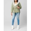 [BLANKNYC] womens Luxury Clothing Quilted Print Jacket, Comfortable & Stylish Windbreaker Coat(Fair Shake)