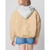 [BLANKNYC] womens Luxury Clothing Quilted Print Jacket, Comfortable & Stylish Windbreaker Coat(Good Catch)