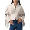 [BLANKNYC] womens Own It Fringe Bomber Jacket(Own It)